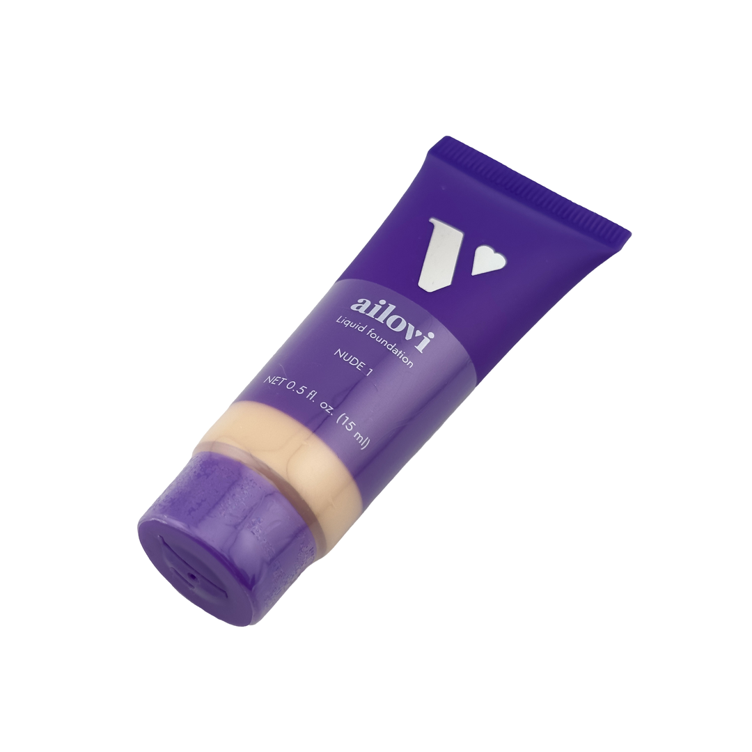 Ailovi Liquid foundation NUDE 1 0.5 fl oz/15 mL Ailovi Liquid foundation NUDE 1 0.5 fl oz/15 mL – Cosmetics | Glam Command