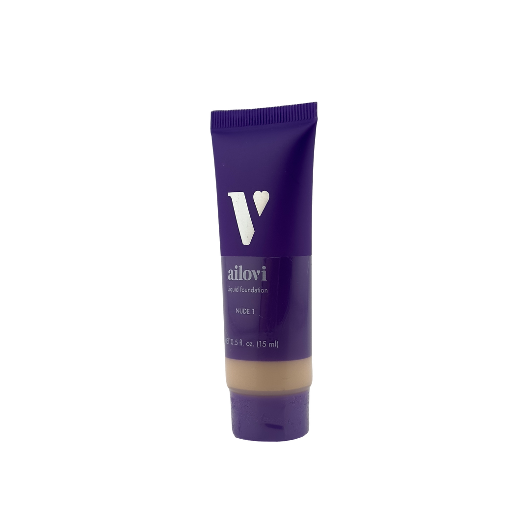 Ailovi Liquid foundation NUDE 1 0.5 fl oz/15 mL Ailovi Liquid foundation NUDE 1 0.5 fl oz/15 mL – Cosmetics | Glam Command
