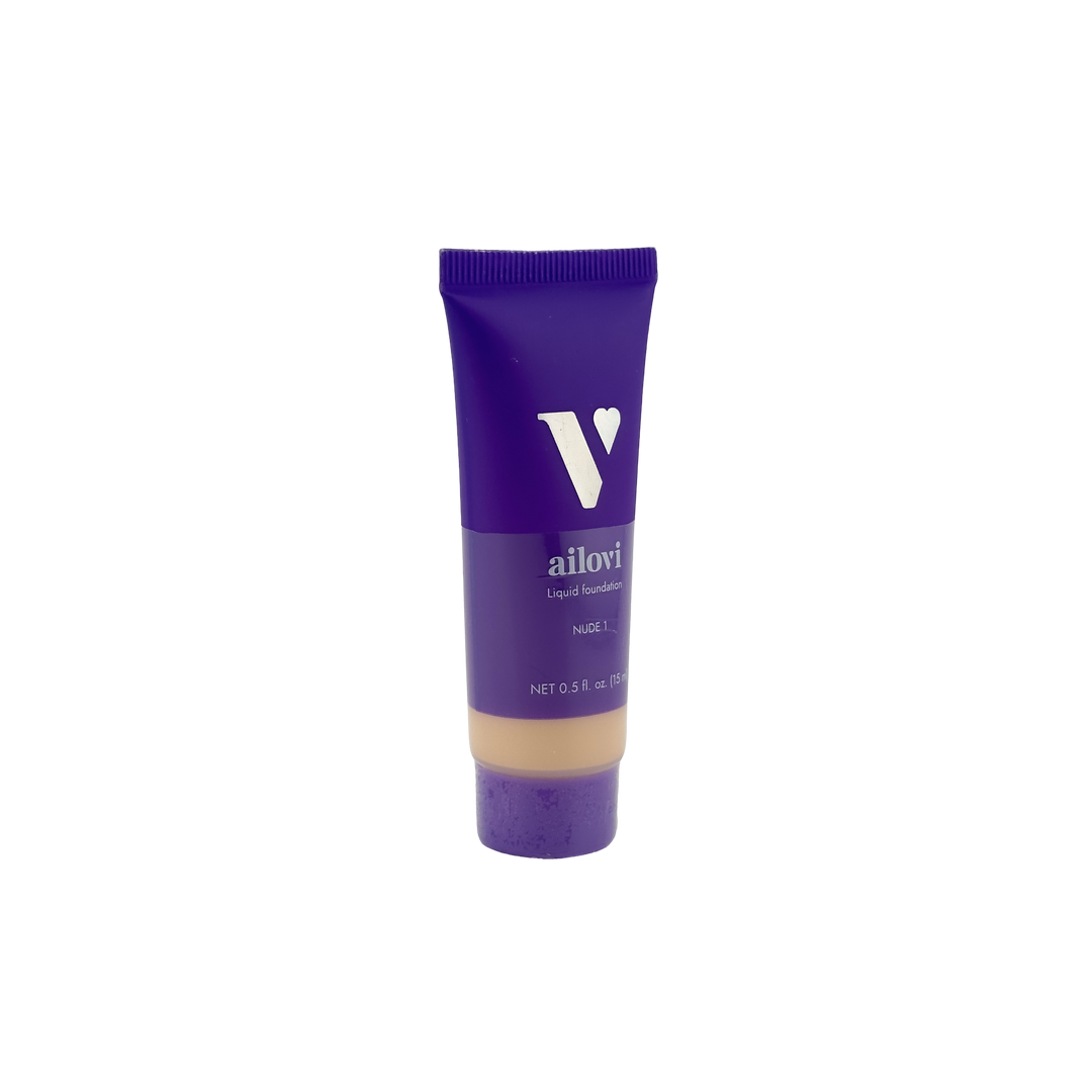 Ailovi Liquid foundation NUDE 1 0.5 fl oz/15 mL Ailovi Liquid foundation NUDE 1 0.5 fl oz/15 mL – Cosmetics | Glam Command