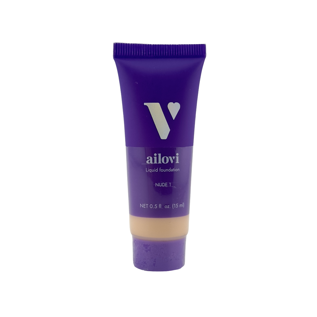 Ailovi Liquid foundation NUDE 1 0.5 fl oz/15 mL Ailovi Liquid foundation NUDE 1 0.5 fl oz/15 mL – Cosmetics | Glam Command