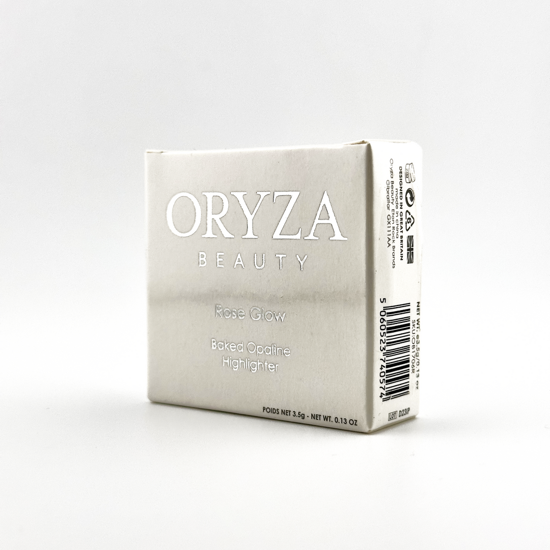 Oryza Beauty Rose Glow Baked Opaline Highlighter - 0.13 oz / 3.5 g
