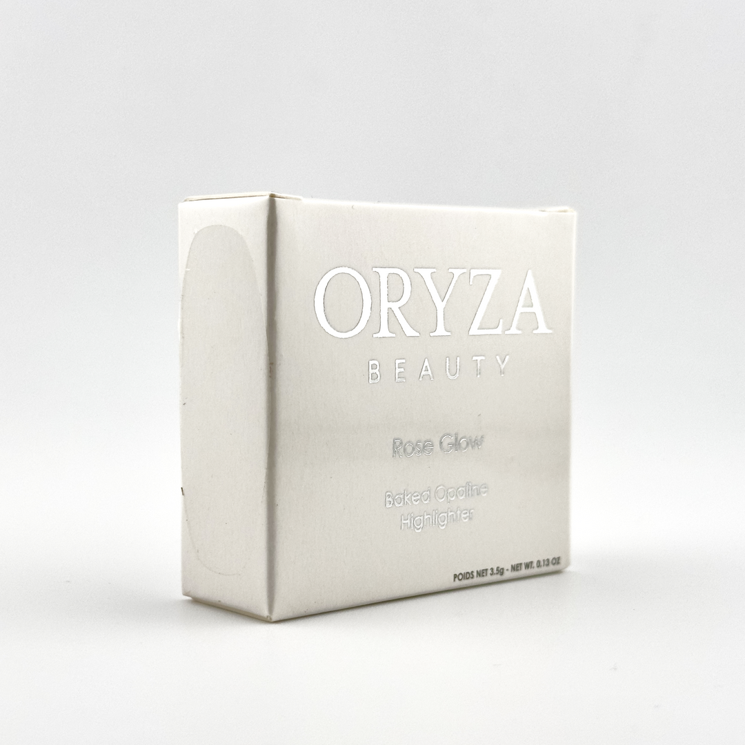 Oryza Beauty Rose Glow Baked Opaline Highlighter - 0.13 oz / 3.5 g