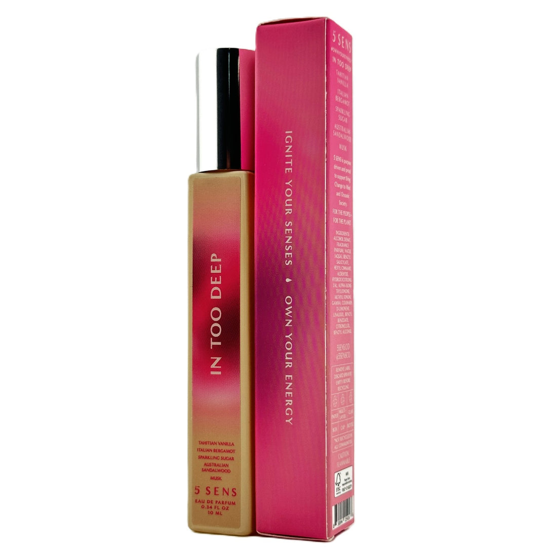 5 SENS In Too Deep Eau de Parfum Travel MINI size - 0.34 fl oz / 10 ml