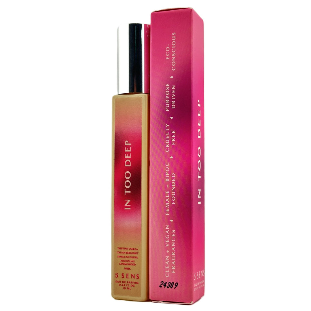 5 SENS In Too Deep Eau de Parfum Travel MINI size - 0.34 fl oz / 10 ml