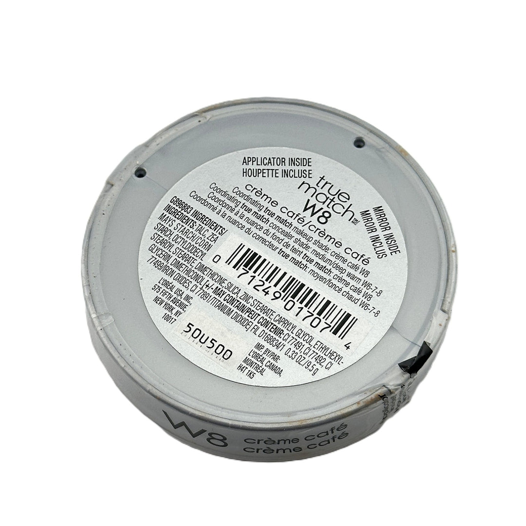 L'Oréal Paris True Match Super-Blendable Powder – Warm W8 Crème Café – 0.33 oz / 9.5 g