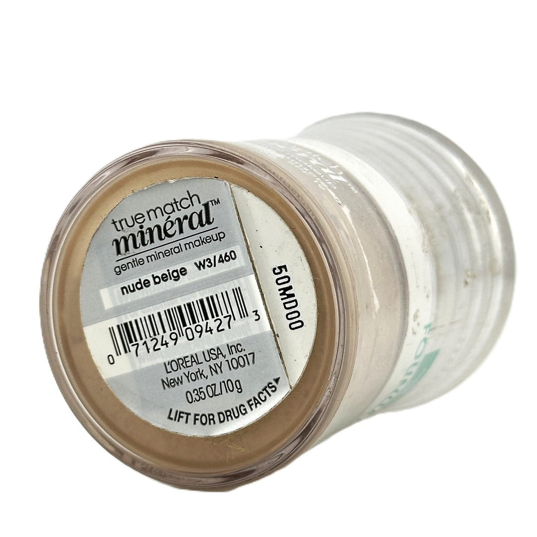 L'Oréal Paris True Match Mineral Loose Powder Foundation SPF 19 – Shade NUDE BEIGE W3/460 – 0.35 oz / 10 g