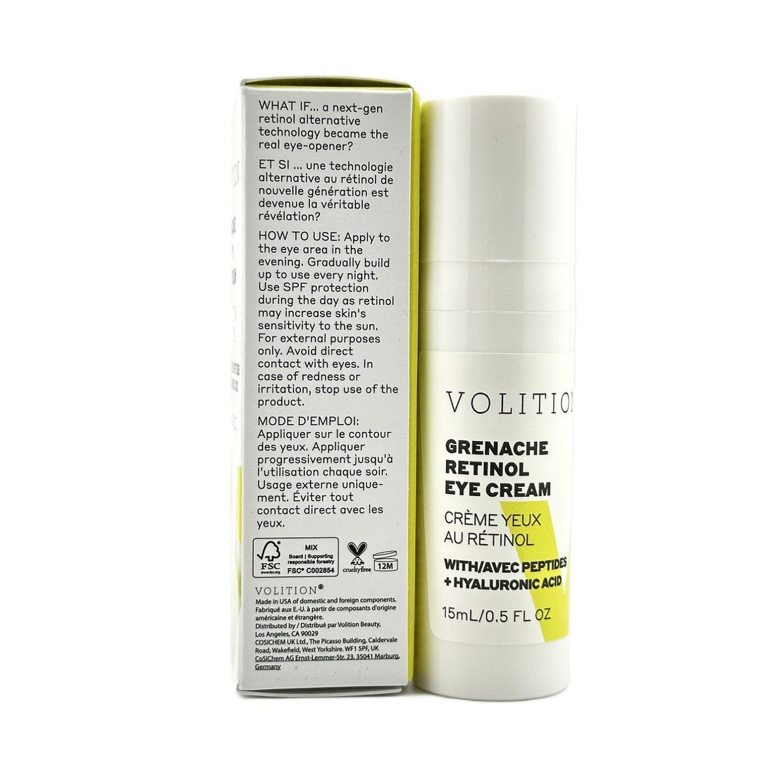 Volition Grenache Retinol Eye Cream – 15 ml | NEW | Authentic