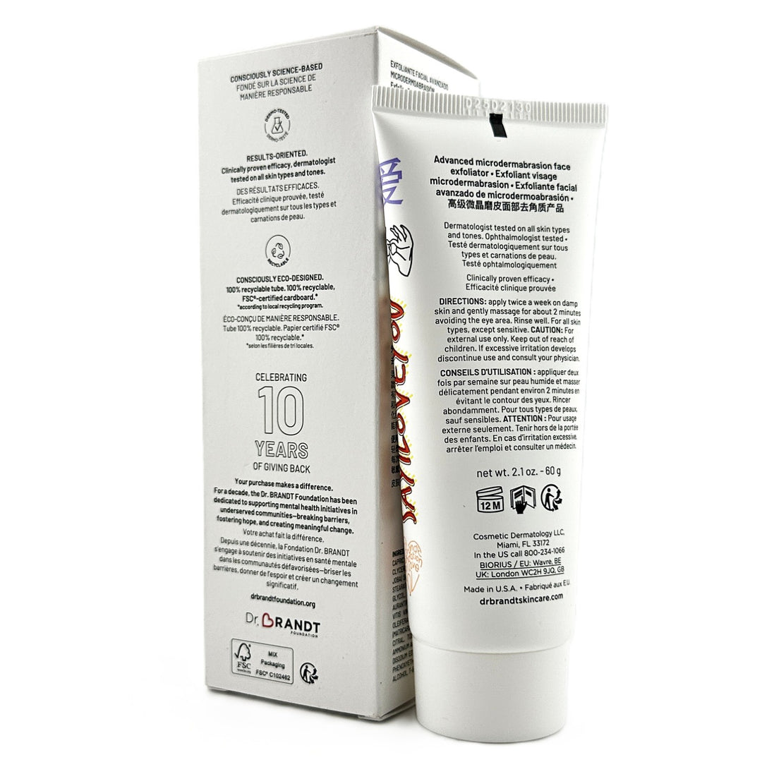 Dr. Brandt Advanced Microdermabrasion Exfoliating Cream – 60 g | NEW