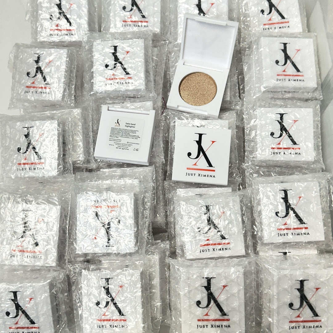 JUST XIMENA Satin Sand Highlighter – 2g / 0.07 oz – Bulk Lot (133 pcs)