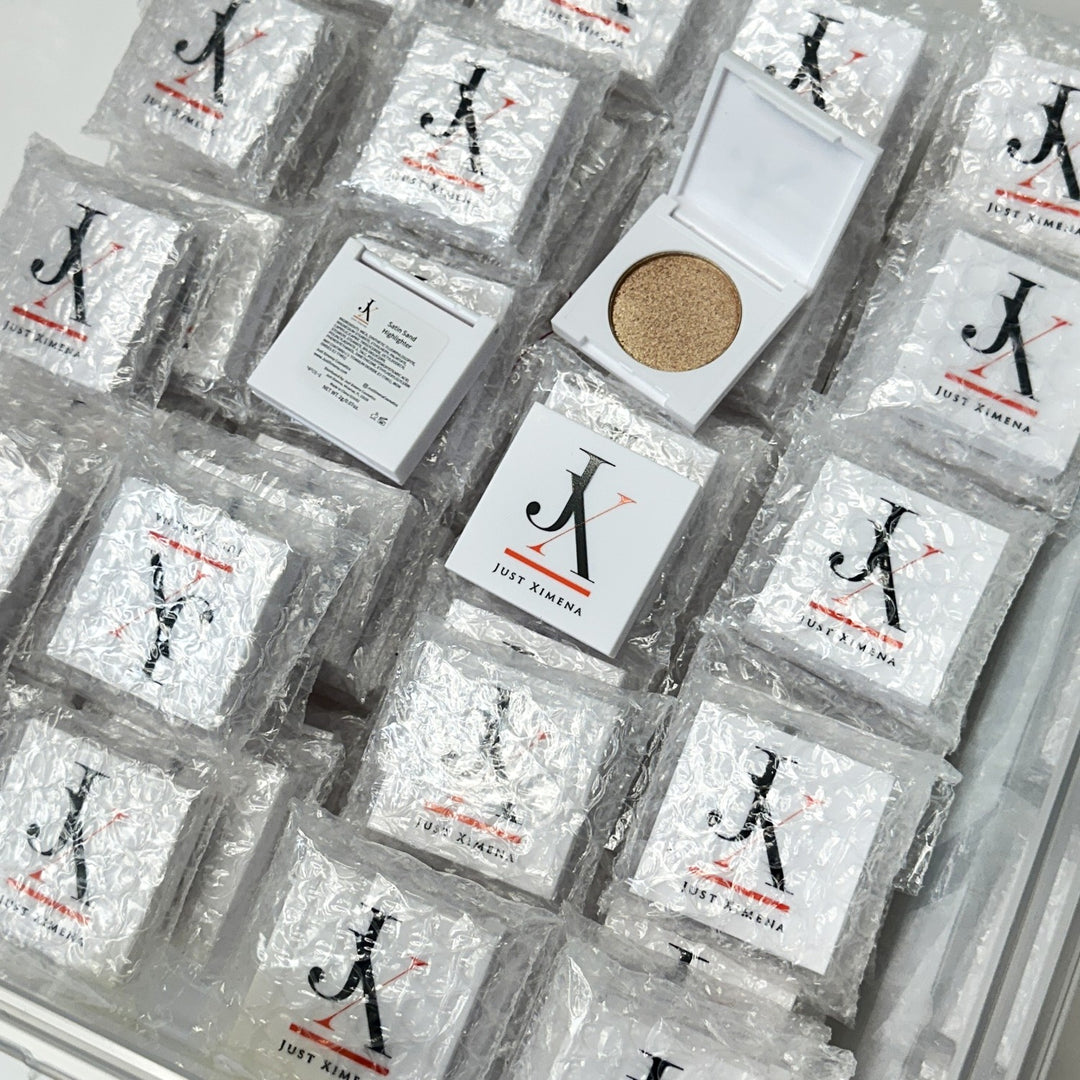 JUST XIMENA Satin Sand Highlighter – 2g / 0.07 oz – Bulk Lot (133 pcs)