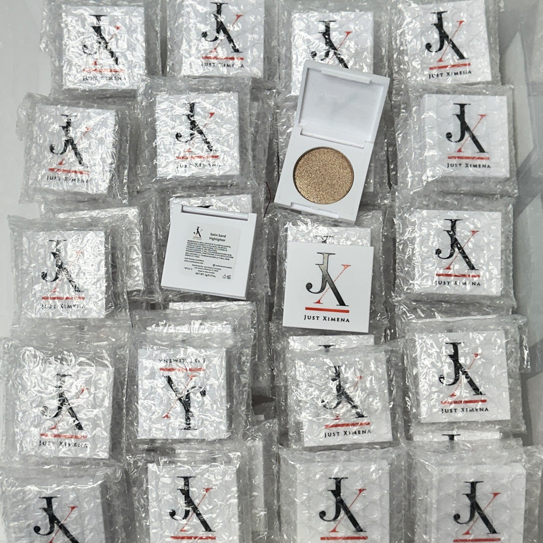 JUST XIMENA Satin Sand Highlighter – 2g / 0.07 oz – Bulk Lot (133 pcs)