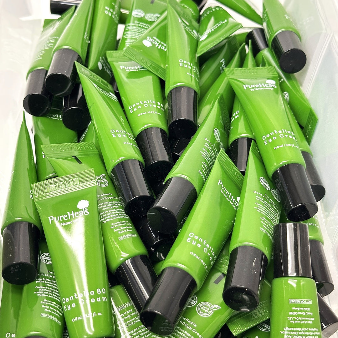 PureHeals by Nature Village Centella 80 Eye Cream – 8 ml / 0.27 fl oz – Bulk Lot (104 pcs)