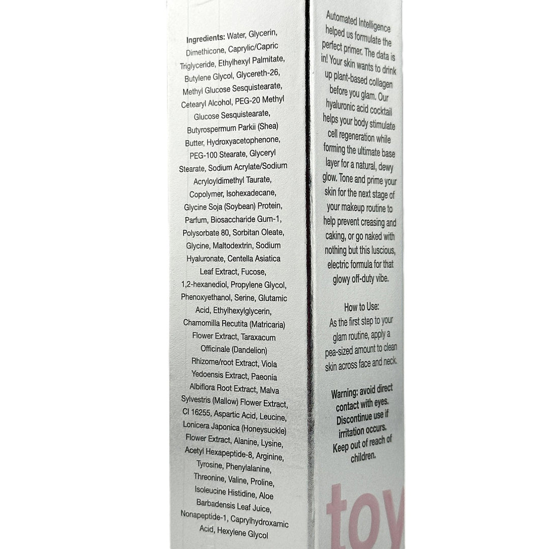 Toyfactory Prime Collagen Hyaluronic Acid Primer – 15 ml / 0.51 oz | NEW Toyfactory Prime Collagen Hyaluronic Acid Primer – 15 ml / 0.51 oz | NEW – Cosmetics | Glam Command