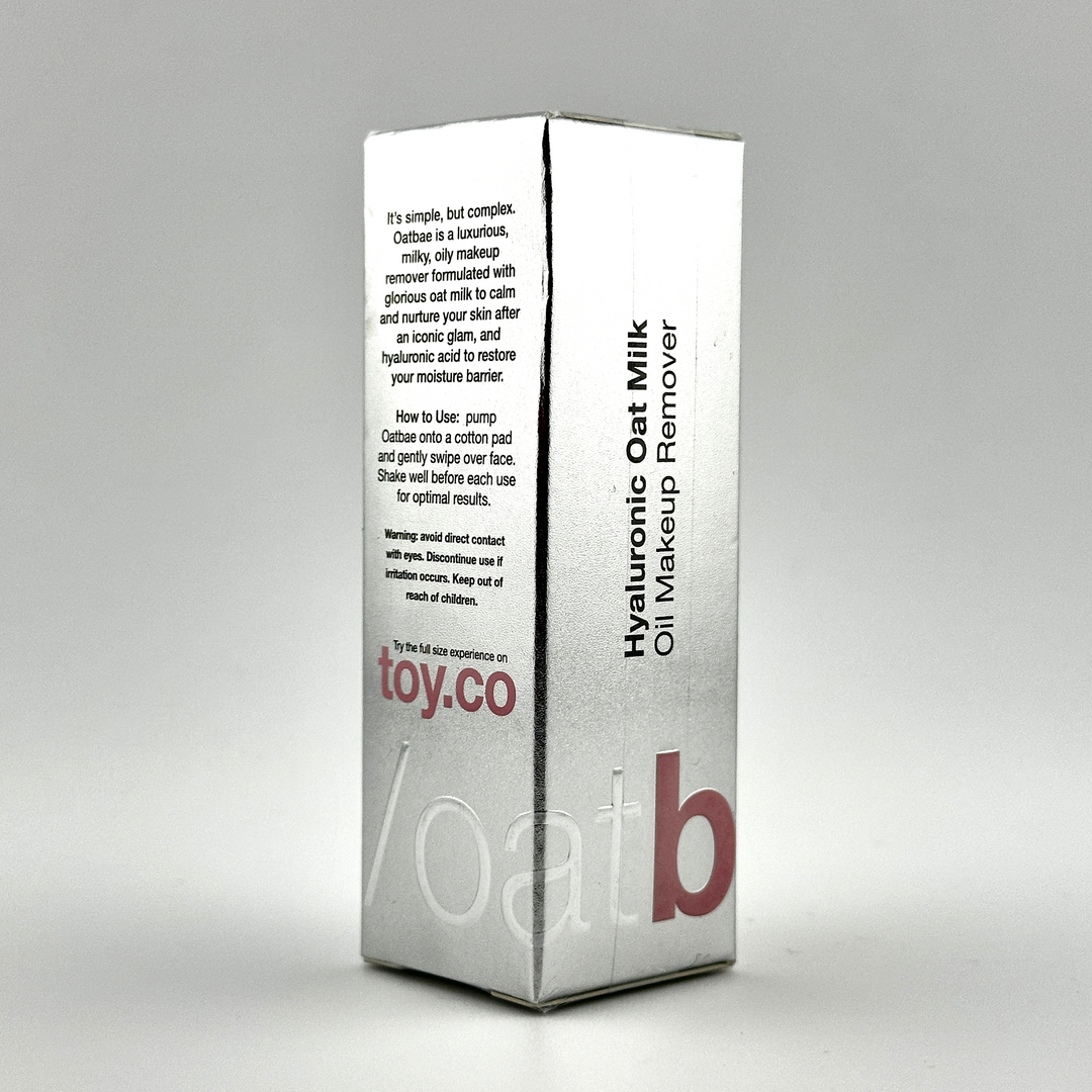Toyfactory Oatbae Hyaluronic Oat Milk Oil Makeup Remover - Mini 20 mL / 0.67 oz