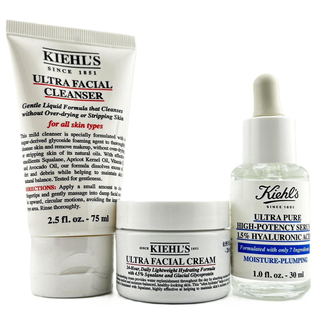 Kiehl’s Healthy Skin Essential Series UP-THE-MOISTURE Starter Set – 3-Piece Kit | Authentic Kiehl’s Healthy Skin Essential Series UP-THE-MOISTURE Starter Set – 3-Piece Kit | Authentic – Cosmetics | Glam Command