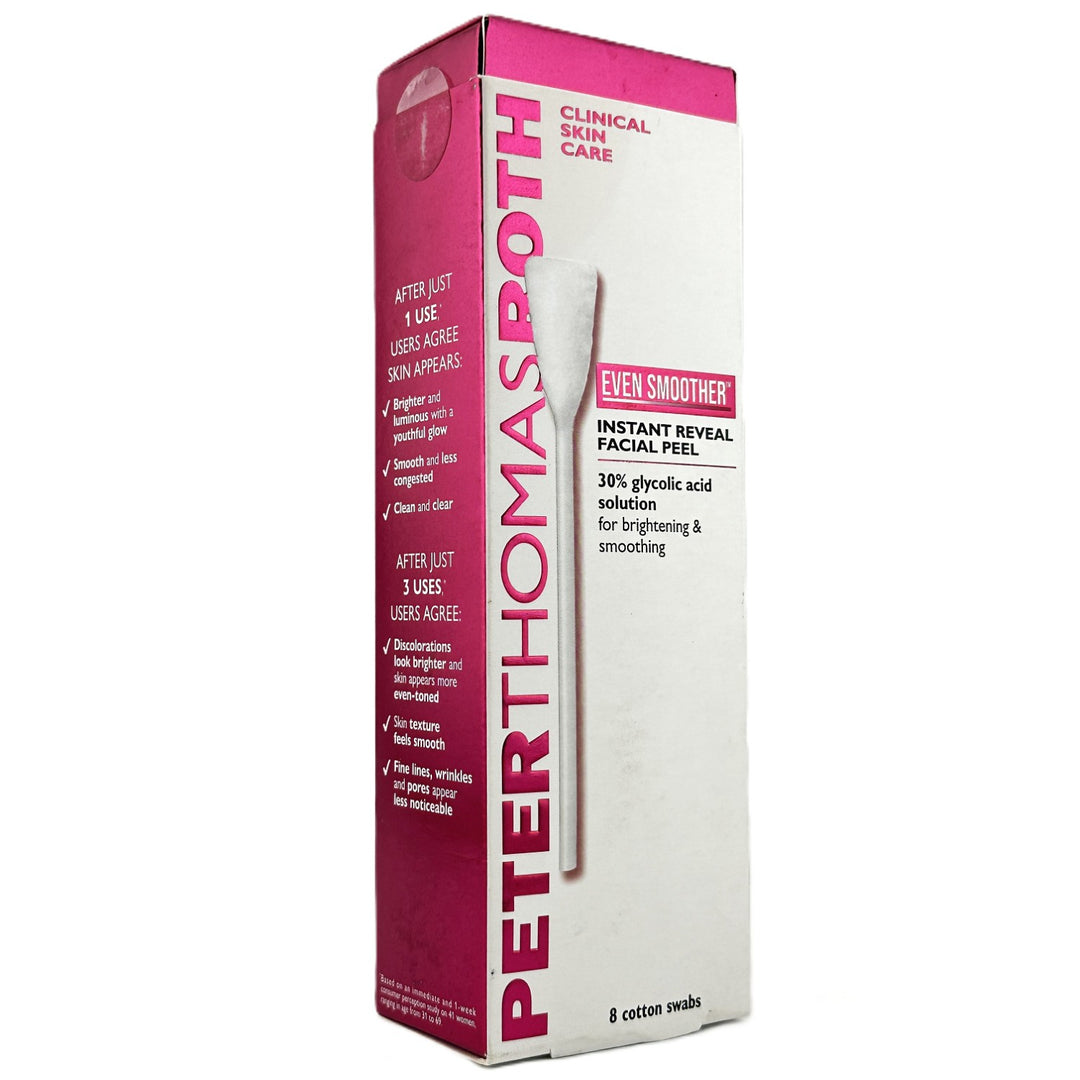 Peter Thomas Roth Instant Reveal Facial Peel - 30% Glycolic Acid Solution - 8 Cotton Swabs | Authentic Peter Thomas Roth Instant Reveal Facial Peel - 30% Glycolic Acid Solution - 8 Cotton Swabs | Authentic – Cosmetics | Glam Command