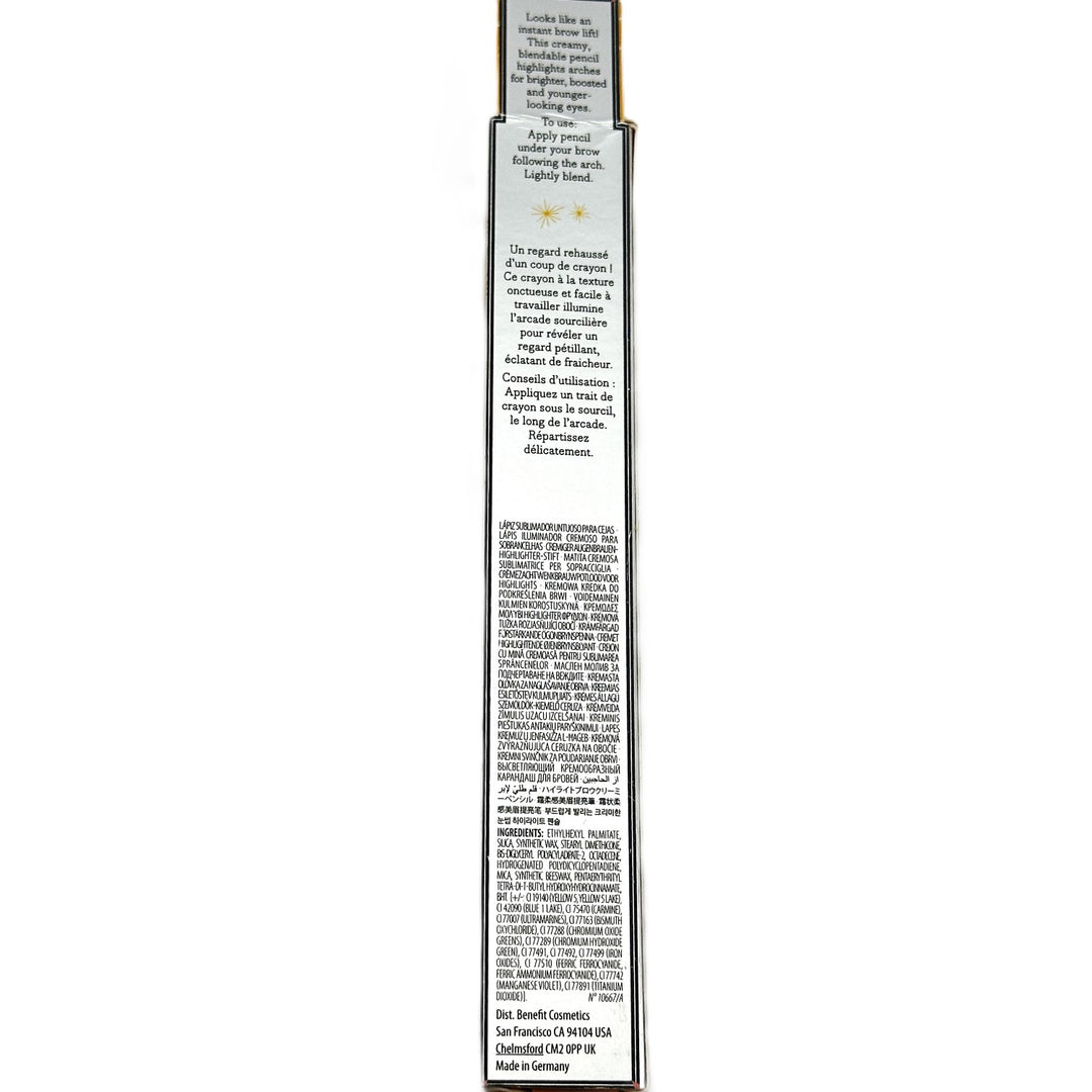Benefit Creamy Brow Highlighting Pencil - Natural-Looking Finish - 2.8 g / 0.1 oz | Authentic Benefit Creamy Brow Highlighting Pencil - Natural-Looking Finish - 2.8 g / 0.1 oz | Authentic – Cosmetics | Glam Command