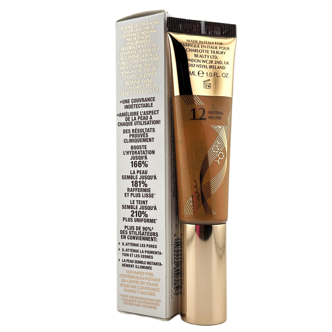 CHARLOTTE TILBURY Charlotte’s Beautiful Skin Foundation – 12 Neutral – 30 mL / 1.0 fl oz | Authentic CHARLOTTE TILBURY Charlotte’s Beautiful Skin Foundation – 12 Neutral – 30 mL / 1.0 fl oz | Authentic – Cosmetics | Glam Command