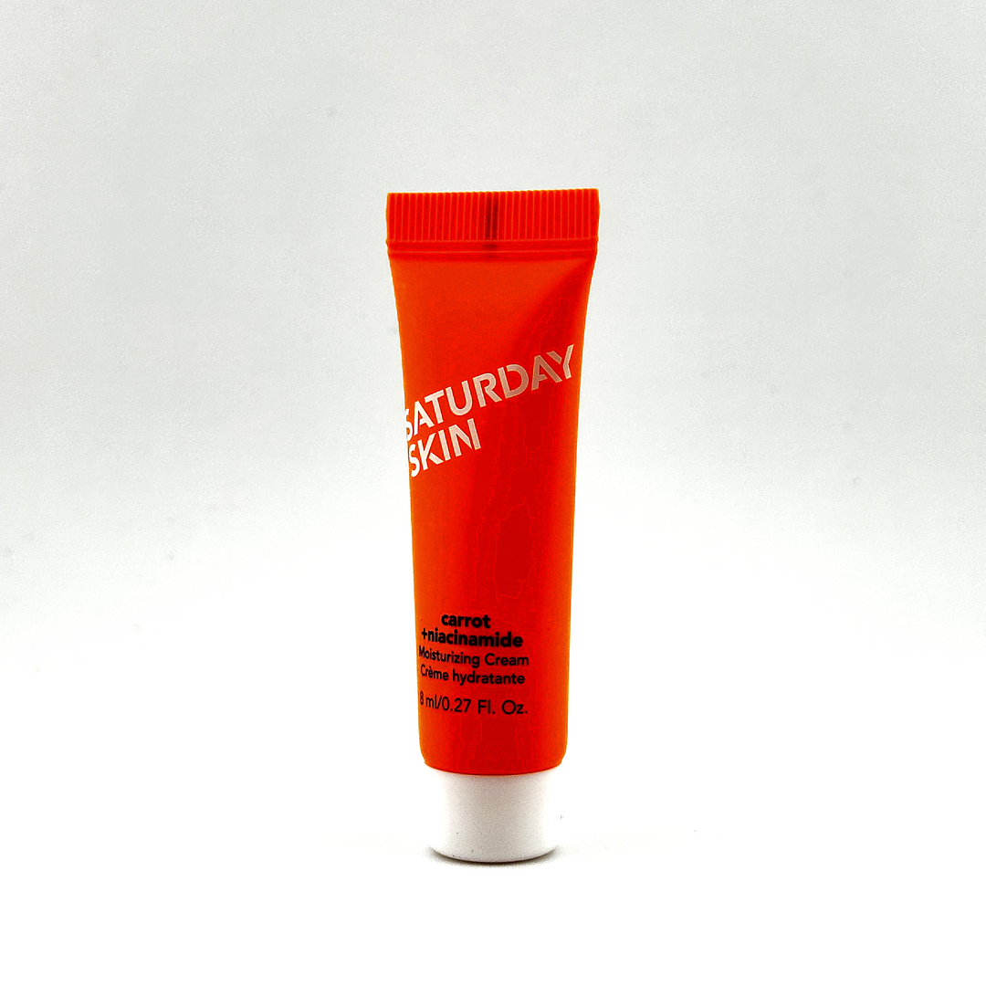 SATURDAY SKIN Carrot + Niacinamide Moisturizing Cream – 8mL / 0.27fl oz