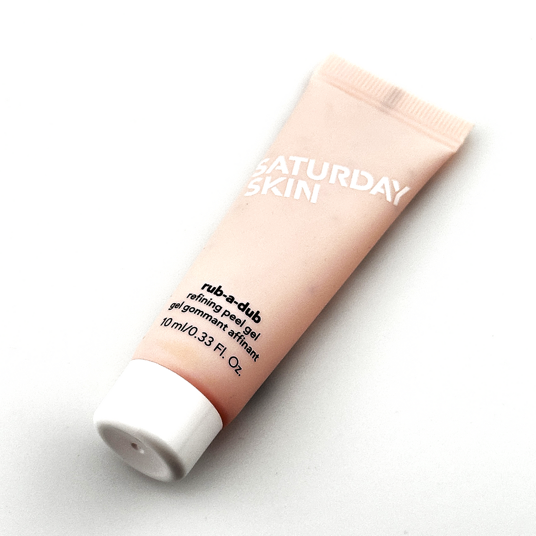 SATURDAY SKIN Rub-A-Dub Refining Peel Gel – 10 mL / 0.33 fl oz