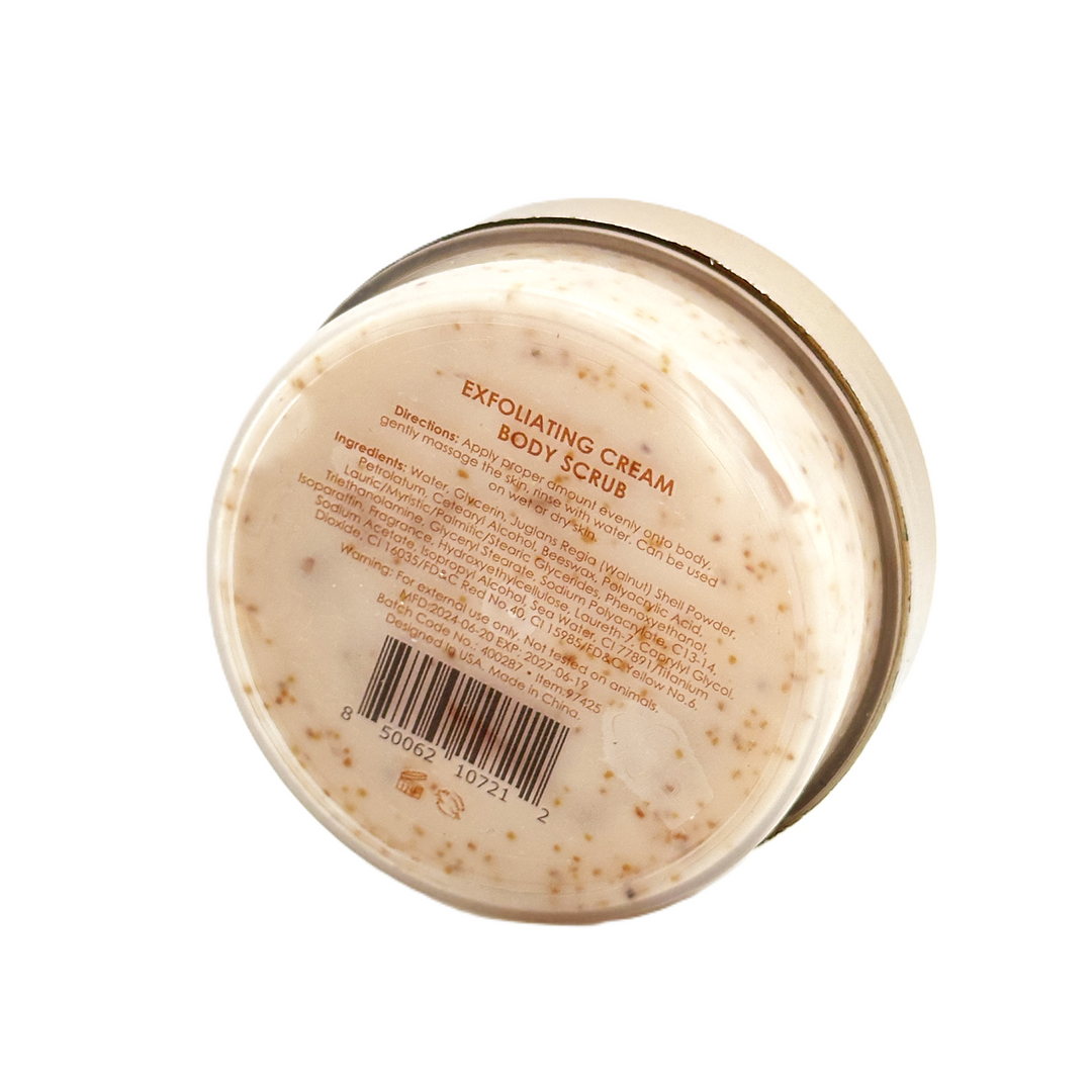 MANNA KADAR Sea Minerals Exfoliating Cream Body Scrub – Pomegranate – 35 mL / 1.18 FL oz
