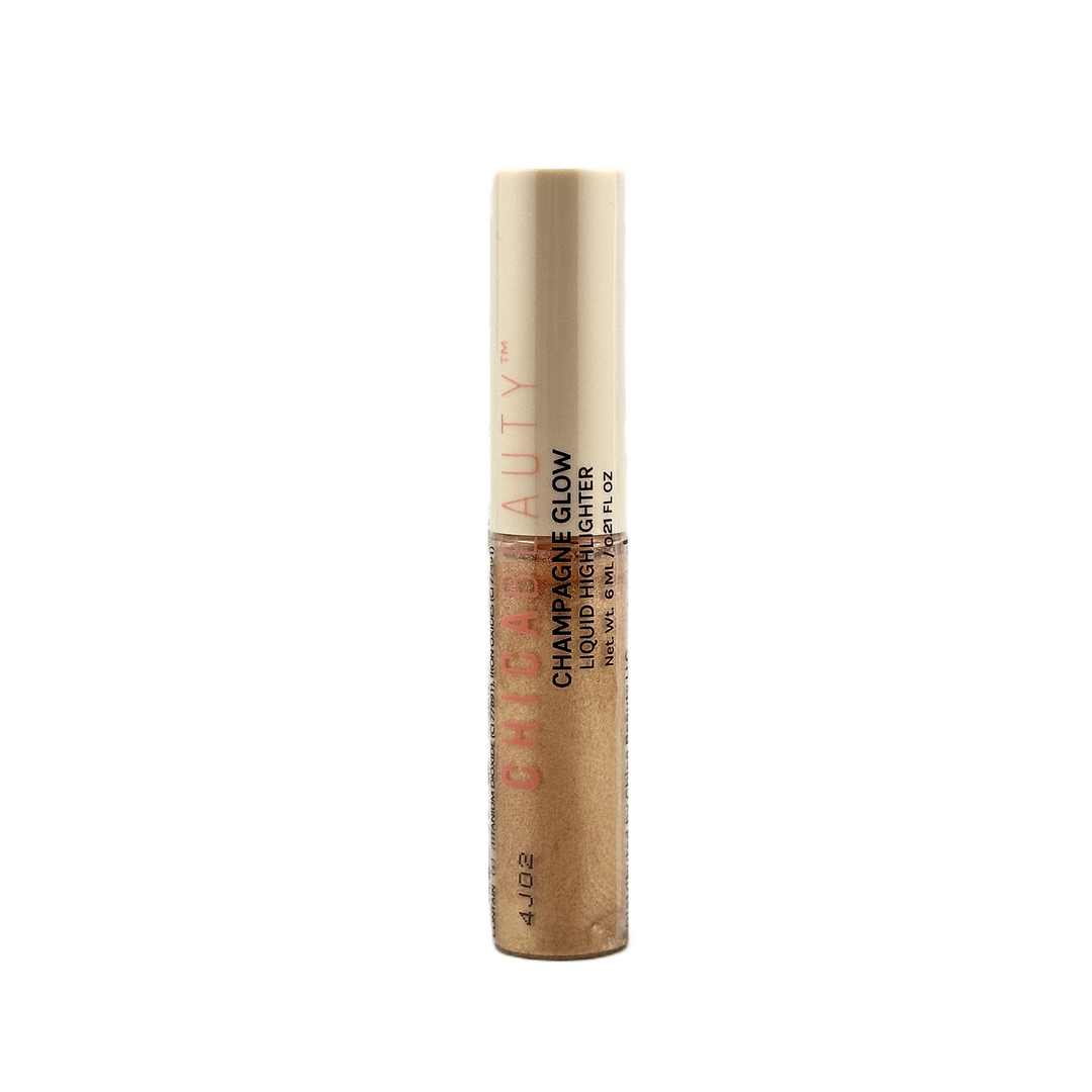 CHICA BEAUTY Champagne Glow Liquid Highlighter – 6 ml / 0.21 fl oz