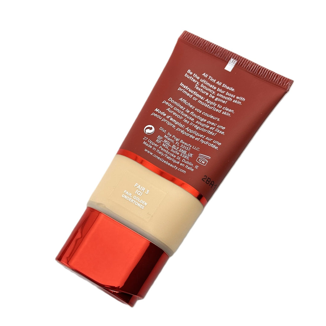 ONE/SIZE Turn Up The Base BBB Cream Beauty Blur Balm – Fair 3 (G) Golden Undertones – 30 ml / 1.0 fl oz