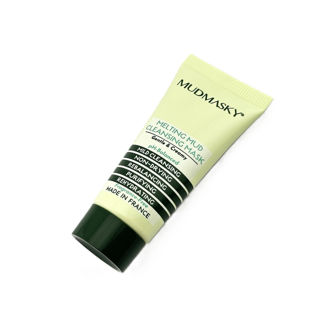 MUDMASKY Melting Mud Cleansing Mask – Gentle & Creamy – Fragrance-Free – 15 ml / 0.5 fl oz