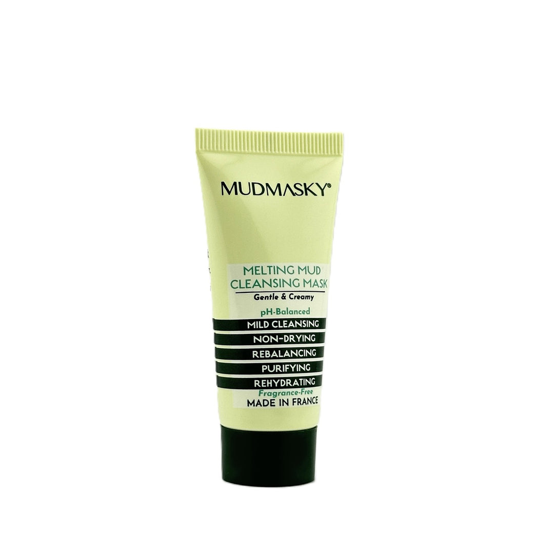 MUDMASKY Melting Mud Cleansing Mask – Gentle & Creamy – Fragrance-Free – 15 ml / 0.5 fl oz