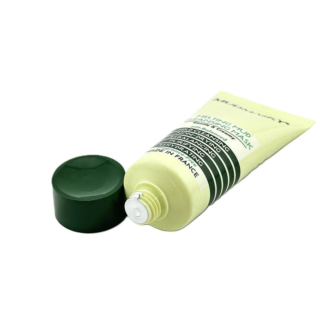 MUDMASKY Melting Mud Cleansing Mask – Gentle & Creamy – Fragrance-Free – 15 ml / 0.5 fl oz