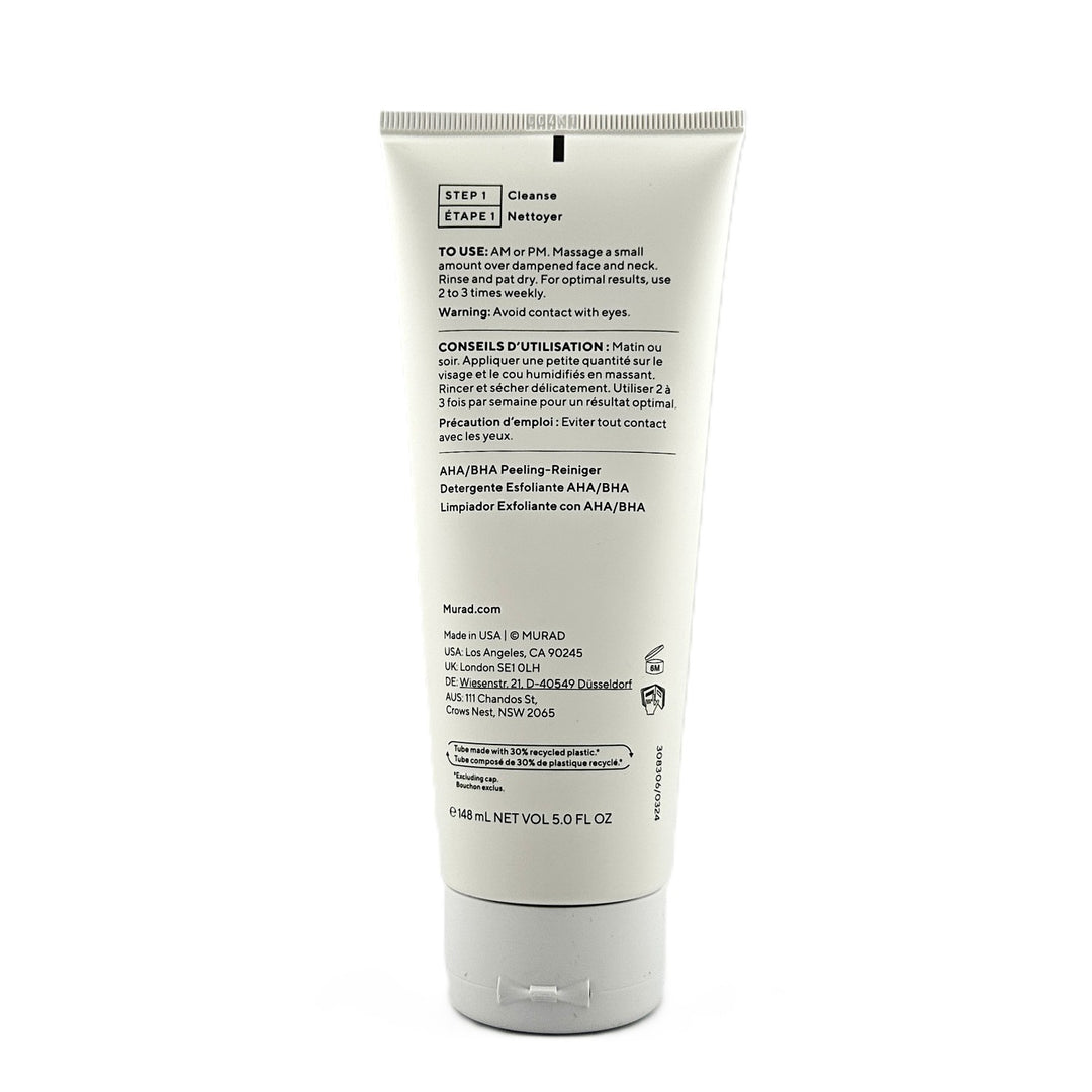 Murad HYDRATION AHA/BHA Exfoliating Cleanser – 148 ml / 5.0 fl oz
