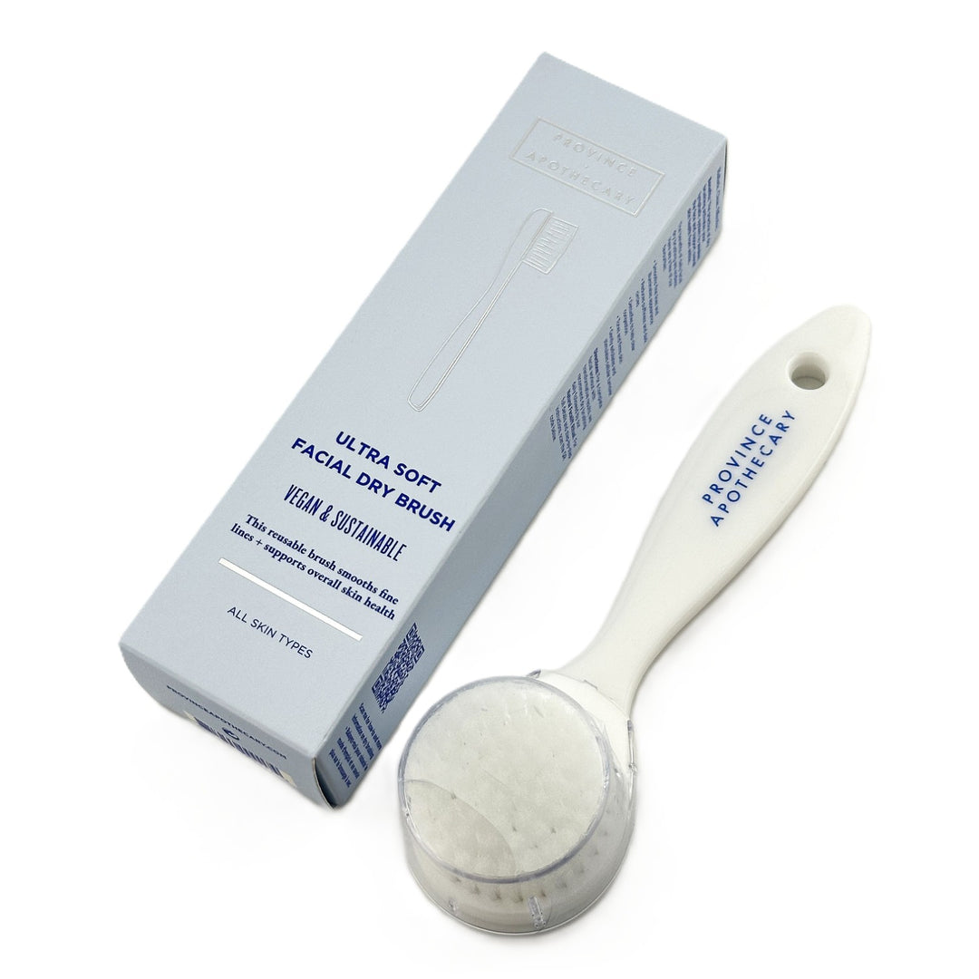 PROVINCE APOTHECARY Ultra Soft Facial Brush – Smoothes Fine Lines