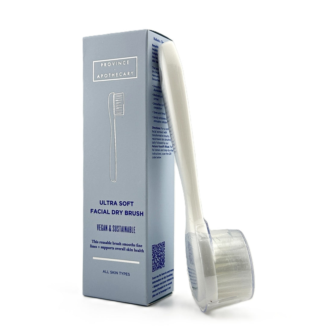 PROVINCE APOTHECARY Ultra Soft Facial Brush – Smoothes Fine Lines