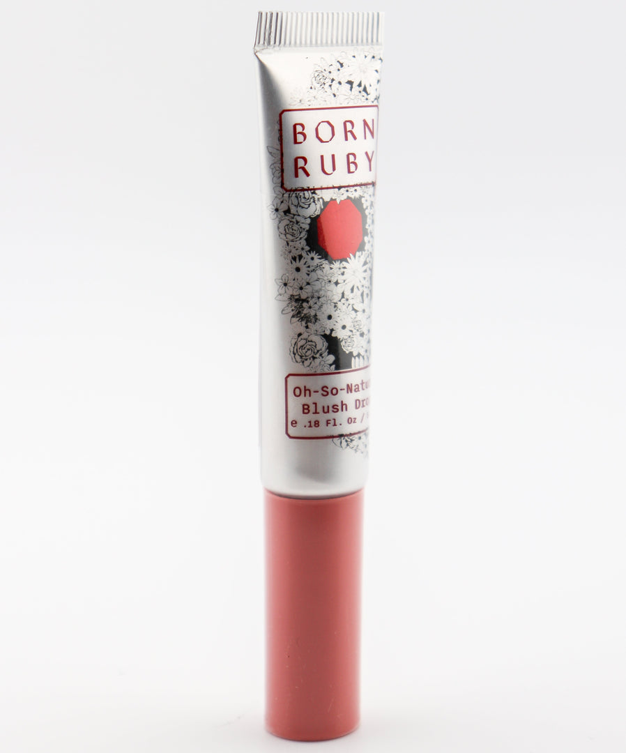 BORN RUBY Oh-So-Natural Blush Drops PEACH CHARMEUSE - 0.18 fl oz / 5.5 mL