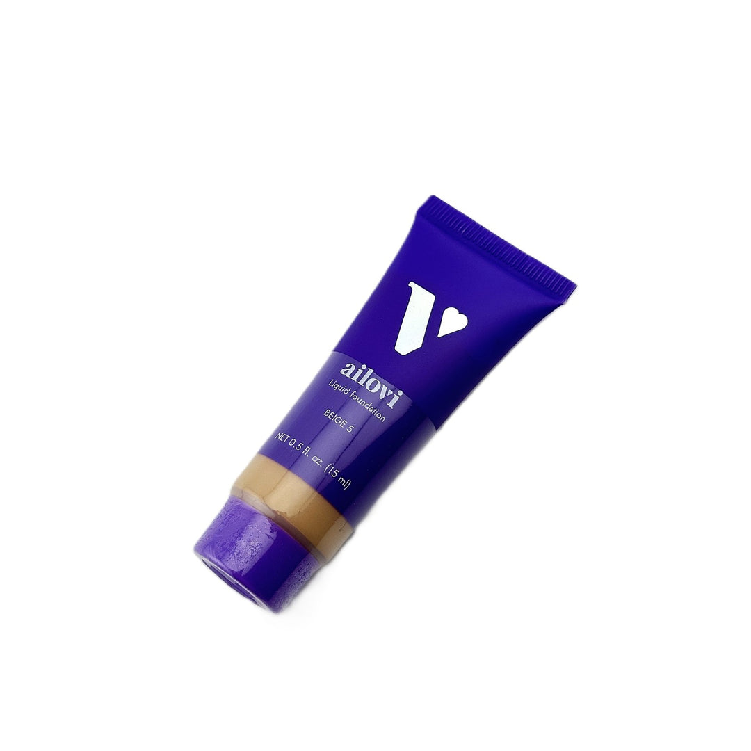 ailovi Liquid Foundation – Beige 5 – 15ml / 0.5 fl oz ailovi Liquid Foundation – Beige 5 – 15ml / 0.5 fl oz – Cosmetics | Glam Command