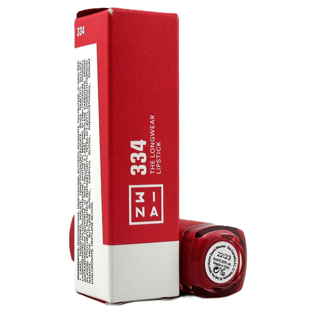 3INA The Longwear Lipstick - 334 - 6 ml / 0.20 fl oz