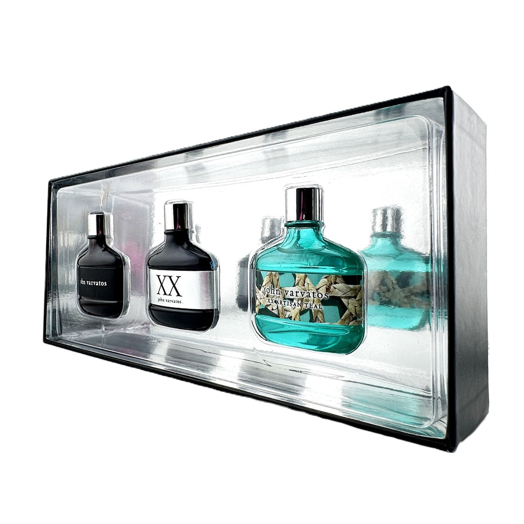 John Varvatos 3-Piece Eau De Toilette Gift Set – 3 x 15 ml / 0.50 fl oz