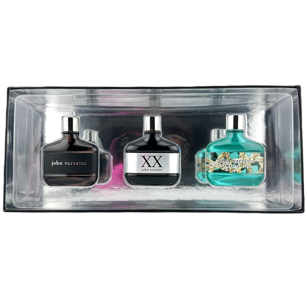 John Varvatos 3-Piece Eau De Toilette Gift Set – 3 x 15 ml / 0.50 fl oz