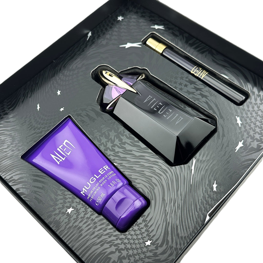 MUGLER Alien 3-Piece Gift Set – Eau De Parfum 60 ml & 10 ml + Lotion 50 ml