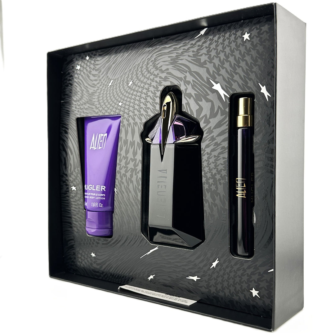 MUGLER Alien 3-Piece Gift Set – Eau De Parfum 60 ml & 10 ml + Lotion 50 ml