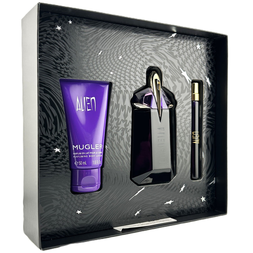MUGLER Alien 3-Piece Gift Set – Eau De Parfum 60 ml & 10 ml + Lotion 50 ml