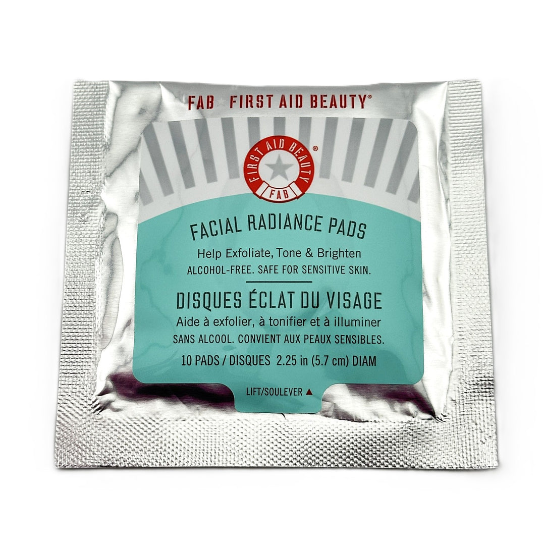 AB First Aid Beauty Facial Radiance Pads – 10 Pads / 2.25 in