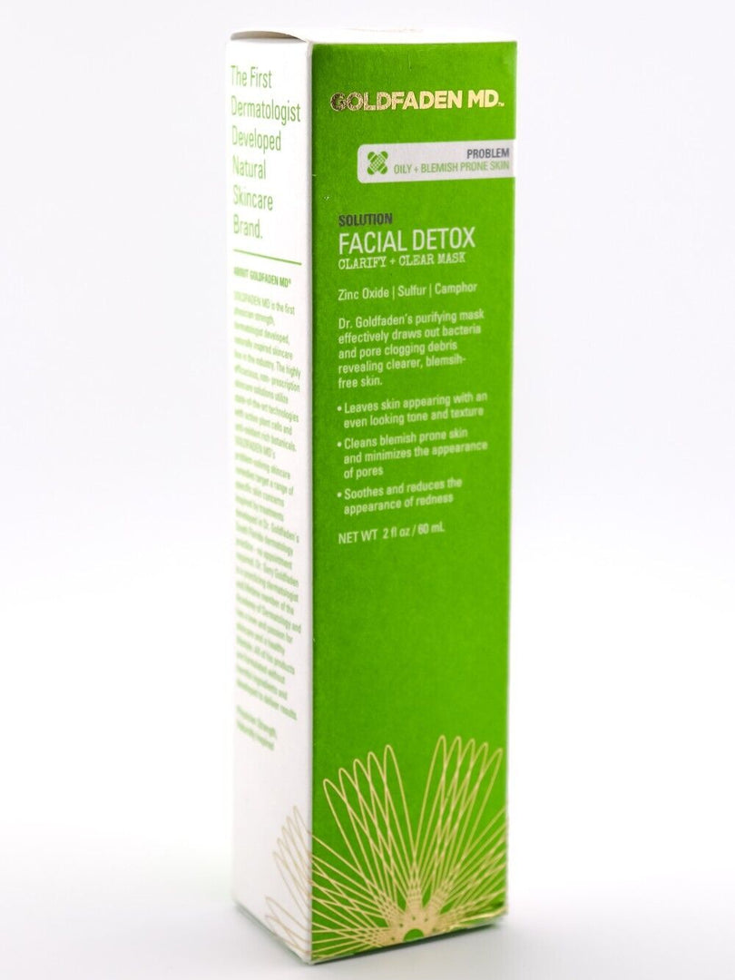 GOLDFADEN MD FACIAL DETOX CLARIFY + CLEAR MASK - 2 fl oz / 60 ml