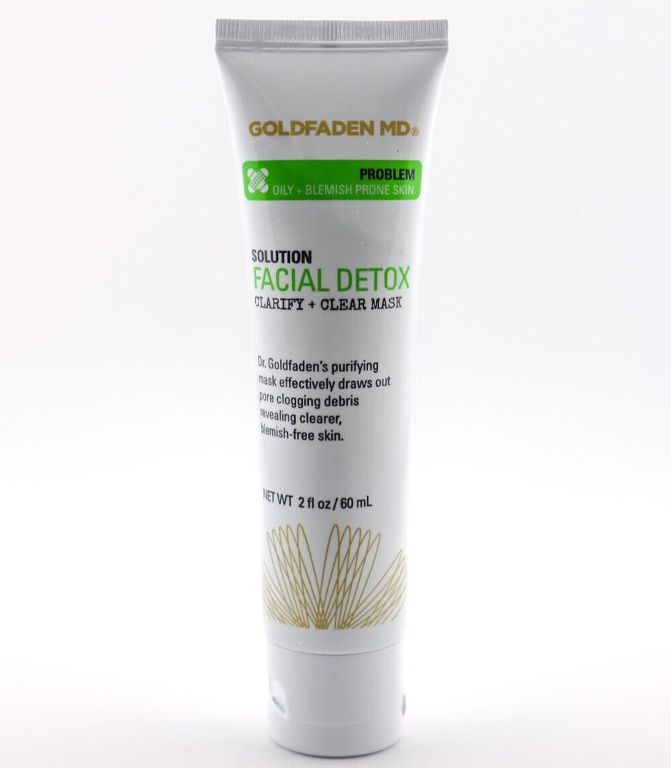 GOLDFADEN MD FACIAL DETOX CLARIFY + CLEAR MASK - 2 fl oz / 60 ml
