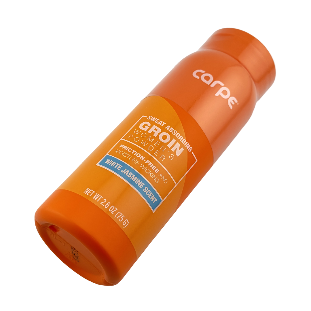 Carpe Women's Sweat Absorbing Groin Powder - White Jasmine Scent - 2.6 oz / 75 g – Cosmetics | Glam Command