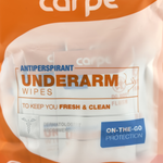 Load image into Gallery viewer, Carpe Antiperspirant Underarm Wipes - 15 Count (7&quot;x9&quot;) | Sweat Control On-the-Go
