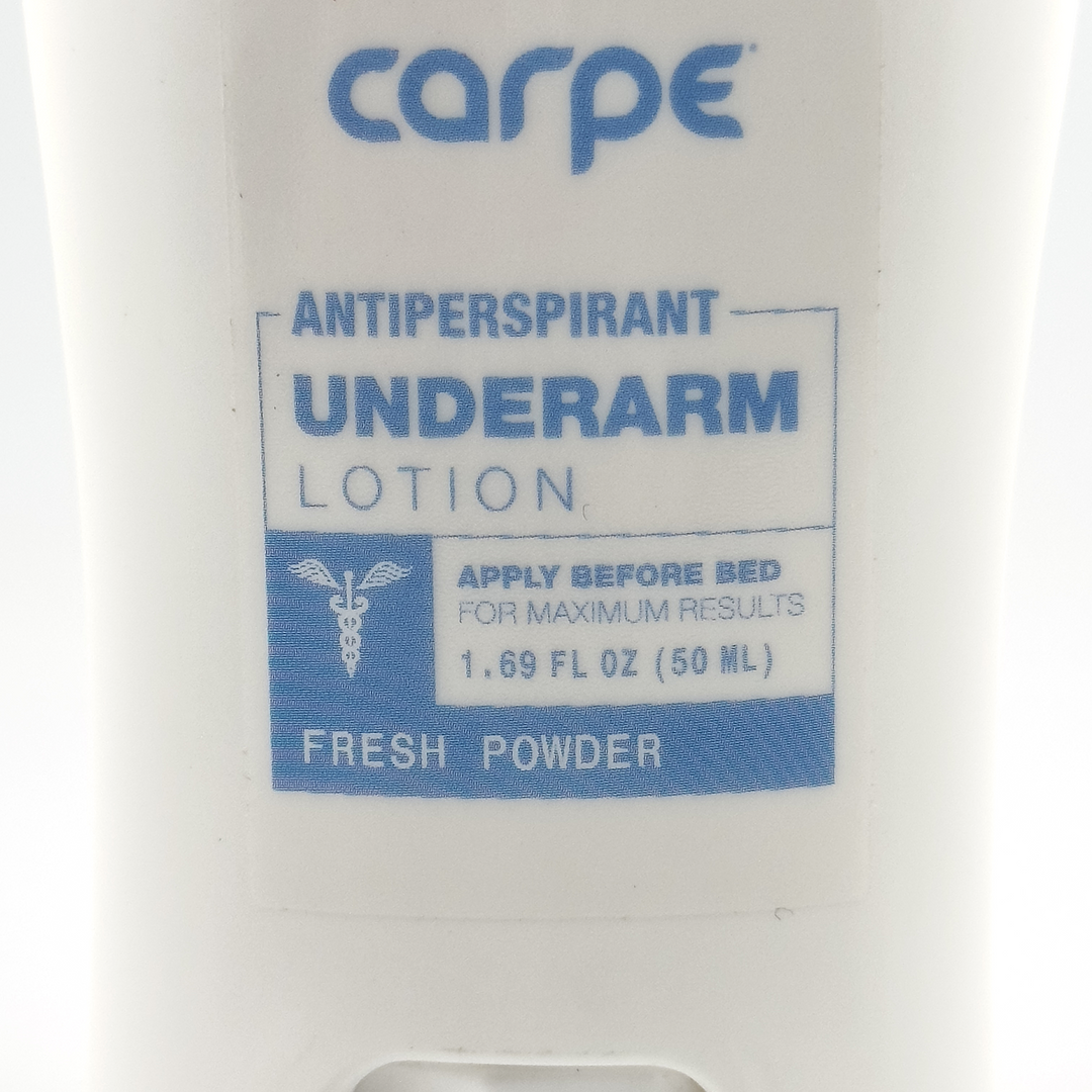 Carpe Antiperspirant Underarm Lotion - Fresh Powder Scent - 1.69 fl oz / 50 ml
