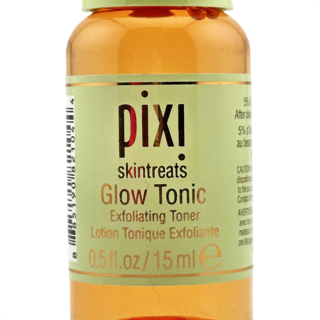 PIXI Skin Treats Glow Tonic Exfoliating Toner – 0.5 fl oz / 15 ml – Cosmetics | Glam Command