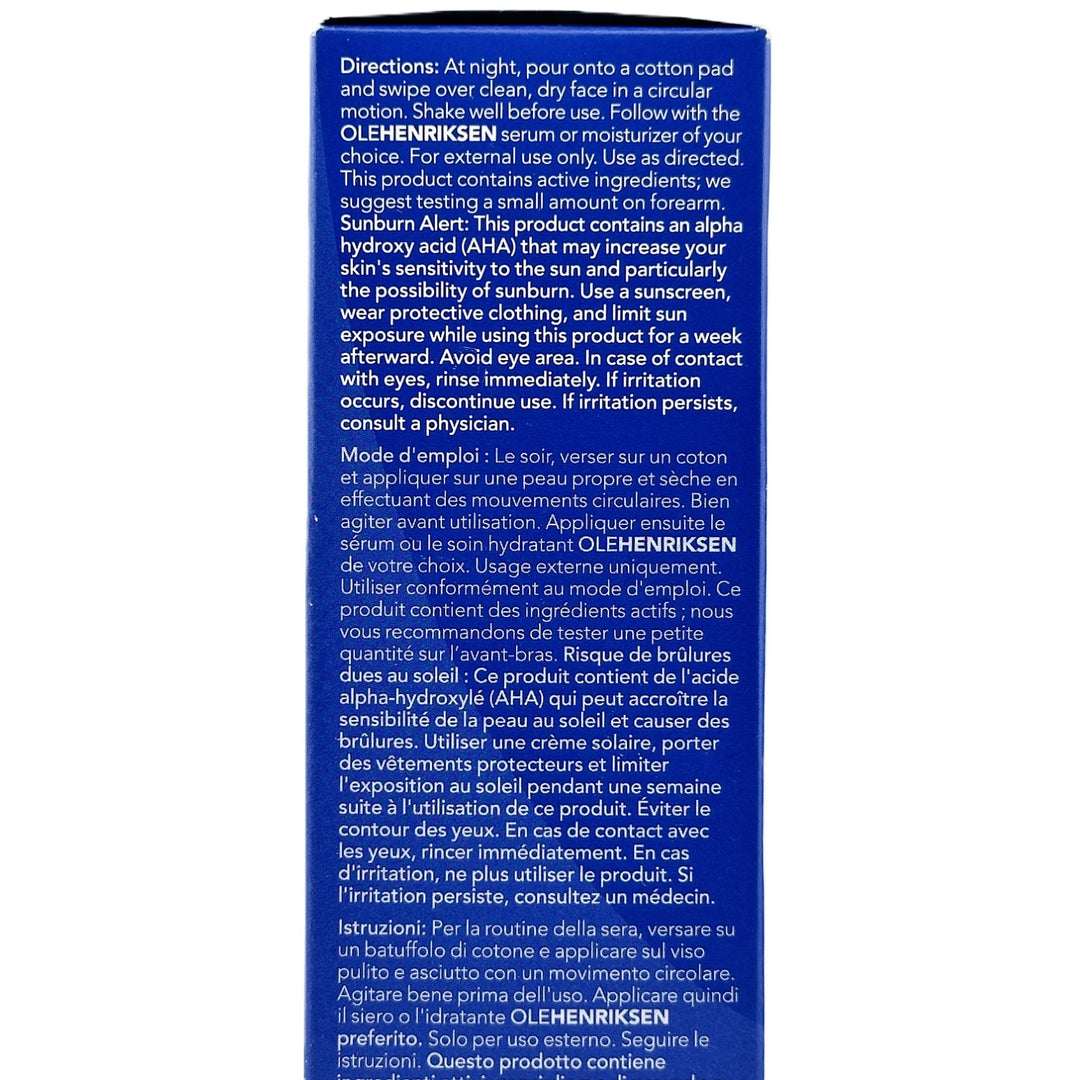 OLEHENRIKSEN Glow 2 OH Dark Spot Toner - 190 ml / 6.5 fl oz - Reduces dark spots – Cosmetics | Glam Command