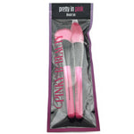 Load image into Gallery viewer, PINKY B BEAUTY Pretty in Pink Brush Set - Full Face Powder + Blush/Contour
